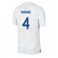 Frankrike Raphael Varane #4 Fotballklær Bortedrakt VM 2022 Kortermet